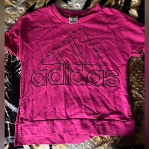 Girls Large Adidas Short Sleeve Shirt